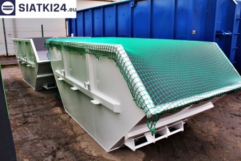Siatki Słupca - Siatka przykrywająca na kontener - zabezpieczenie przewożonych ładunków dla terenów Słupca